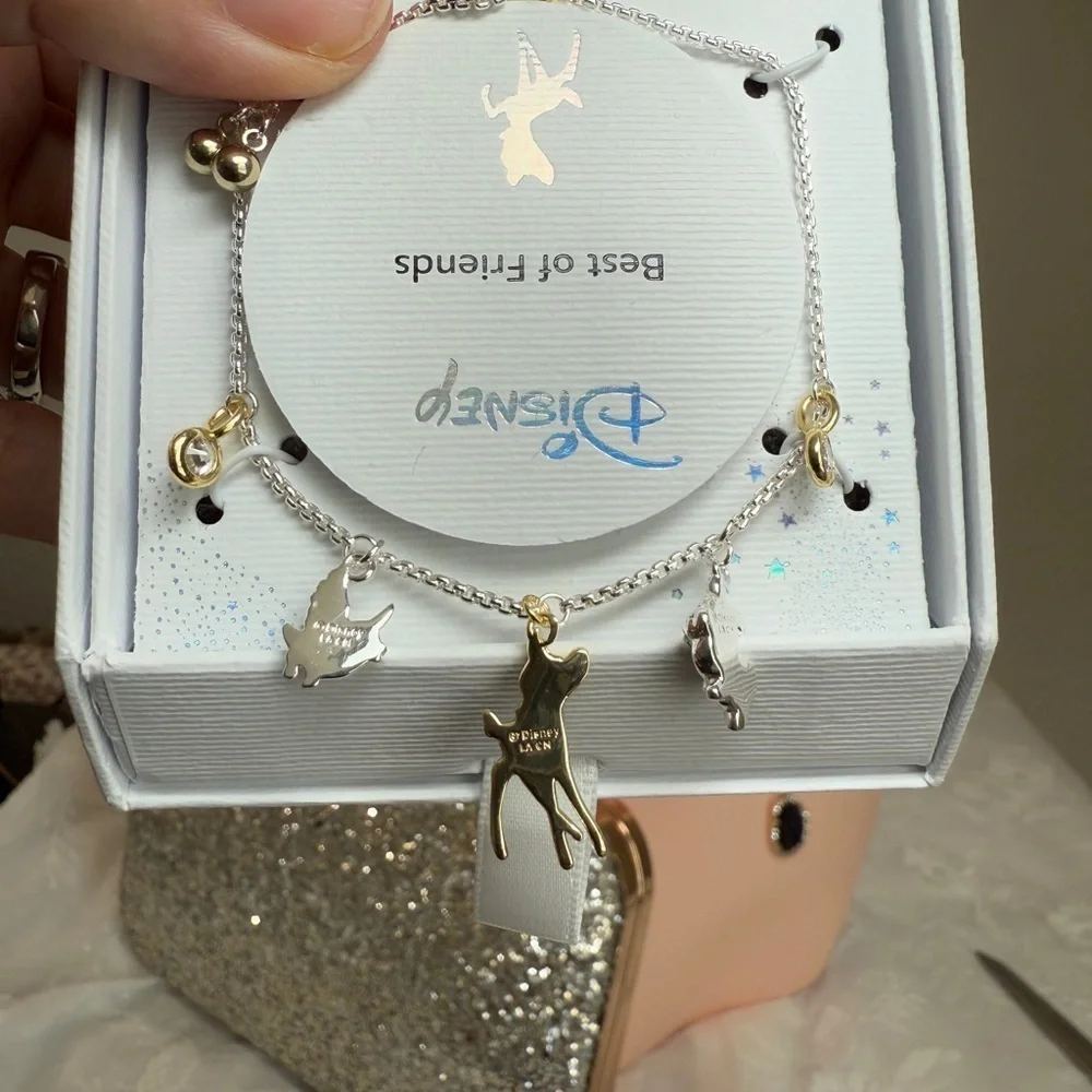 ⚜️ Silver and Gold Charm Bracelet Set